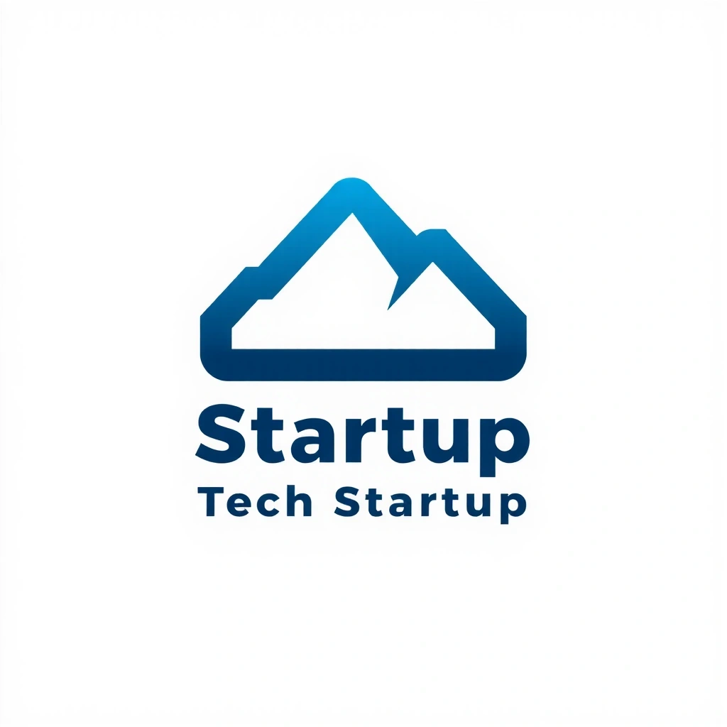 Tech startup company logo